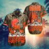 Cleveland Browns Nfl Hawaii Graphic Tropical Patterns Style Summer Hawaiian Shirt, NFL Hawaiian Shirt