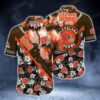 Cleveland Browns Nfl Hawaiian Shirt Graphic Tropical Patterns New Trend Summer For Nfl Football Fans, NFL Hawaiian Shirt