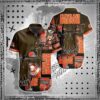 Cleveland Browns Nfl Hawaiian Shirt Skull Printed 3D New Trend Summer For Best Fans, NFL Hawaiian Shirt