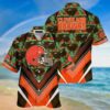 Nfl Cleveland Browns Team Beach Shirt For Sports Browns Fans Hawaiian Shirt, NFL Hawaiian Shirt