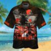 Nfl Cleveland Browns Tropical Hawaiian Shirt, NFL Hawaiian Shirt