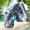 Custom Dallas Cowboys NFL Unisex Full Printed Hawaiian Shirt, NFL Hawaiian Shirt
