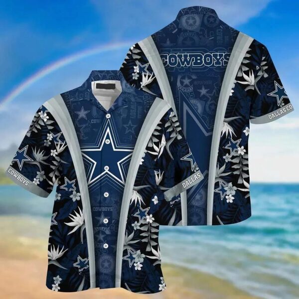 Dallas Cowboys Nfl Beach Summer Hawaiian Sas Gifts For Sports Football Fans, NFL Hawaiian Shirt