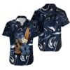 Dallas Cowboys Skull And Hibiscus Flower Nfl Gift For Fan Hawaii Shirt Summer Collection, NFL Hawaiian Shirt