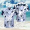 Nfl Dallas Cowboys Dark Blue And White Hawaiian Shirt, NFL Hawaiian Shirt