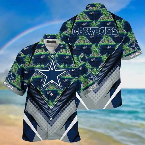 Nfl Dallas Cowboys Team Beach Shirt For Sports Cowboys Fans Hawaiian Shirt, NFL Hawaiian Shirt