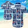 Nfl Dallas Cowboys Team Players Drawing Hawaiian Shirt, NFL Hawaiian Shirt