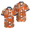 Denver Broncos Coconut Leaves And Skulls Hawaii Shirt Summer Collection, NFL Hawaiian Shirt