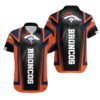 Denver Broncos For Fan Hawaiian Shirt Print Short Sleeve Hawaiian Aloha Shirt, NFL Hawaiian Shirt