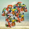 Denver Broncos NFL Flower Summer Hawaiian Shirt, NFL Hawaiian Shirt
