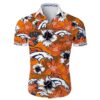 Denver Broncos NFL Flower Summer Pattern Hawaiian Shirt, NFL Hawaiian Shirt