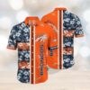 Denver Broncos NFL Tropical Flowers Orange Hawaiian Shirt, NFL Hawaiian Shirt