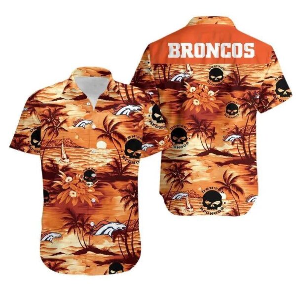 Denver Broncos Nfl Football Hawaiian Graphic Print Short Sleeve Hawaiian Shirt, NFL Hawaiian Shirt