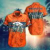 Denver Broncos Nfl Hawaiian Sas Tropical Pattern Graphic Gift For Fan Nfl, NFL Hawaiian Shirt
