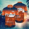 Denver Broncos Nfl Summer Hawaiian Sas Tropical Pattern Graphic For Sports, NFL Hawaiian Shirt