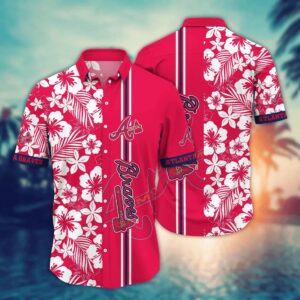 Atlanta Braves MLB Flower Hawaii Shirt, MLB Hawaiian Shirt