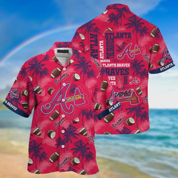 Atlanta Braves MLB Flower Hawaii Shirt 2, MLB Hawaiian Shirt