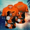 Baltimore Orioles Flower Hawaii Shirt For Fans, Summer Baseball Shirts, MLB Hawaiian Shirt