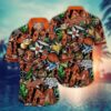 Baltimore Orioles MLB Team Logo And Name Tribal Pattern 3D Hawaiian Shirt, MLB Hawaiian Shirt