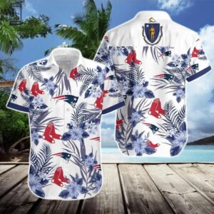 Boston Red Sox Hawaiian Shirt 2, MLB Hawaiian Shirt