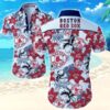 Flower MLB Boston Red Sox Hawaiian Graphic All Over Print Shirt, MLB Hawaiian Shirt