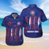 Baseball Chicago Cubs Surfboard Summer Beach Hawaiian Shirt, MLB Hawaiian Shirt