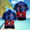 Chicago Cubs Blue Sunset Red Hawaiian Shirt, MLB Hawaiian Shirt