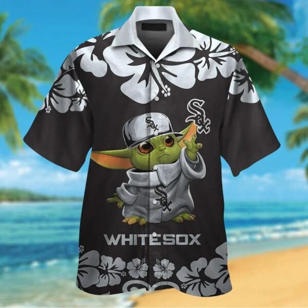 Chicago White Sox & Baby Yoda Hawaiian Shirt, MLB Hawaiian Shirt