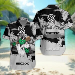 Chicago White Sox Personalized Hawaiian Shirt – Custom Name, MLB Hawaiian Shirt