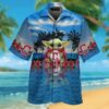 Cleveland Indians & Baby Yoda Hawaiian Shirt, MLB Hawaiian Shirt