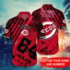 Cincinnati Reds MLB Custom Hawaiian Shirt, MLB Hawaiian Shirt