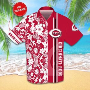Personalized Cincinnati Reds Hawaiian Shirt 1, MLB Hawaiian Shirt