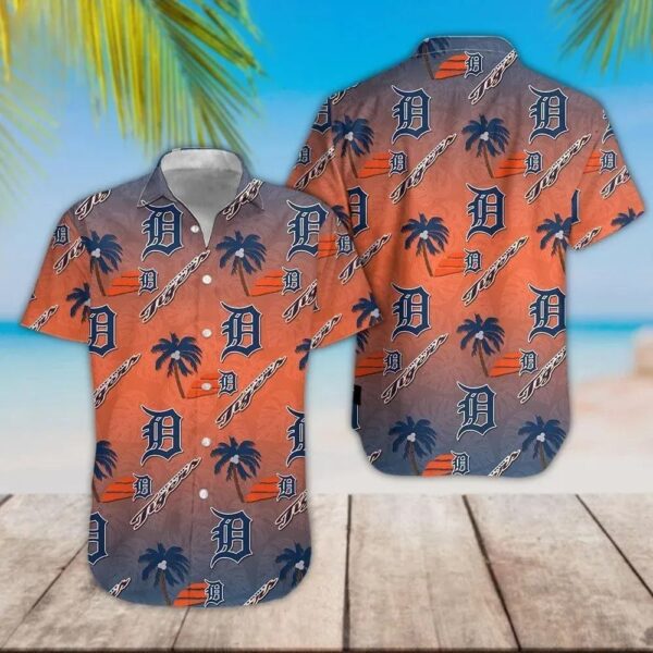 Detroit Tigers 3D Hawaiian Shirt, MLB Hawaiian Shirt