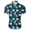 Detroit Tigers Hawaiian Shirt Tropical Flower Gift For Fans, MLB Hawaiian Shirt