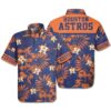 Houston Astros Hawaiian Shirt Houston Astros Baseball Orange Black Hawaii Aloha Shirt, MLB Hawaiian Shirt