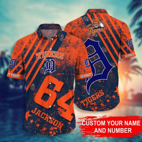 Detroit Tigers MLB Custom Hawaiian Shirt, MLB Hawaiian Shirt