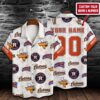 Houston Astros MLB Custom Summer 3D Hawaiian Shirt, MLB Hawaiian Shirt