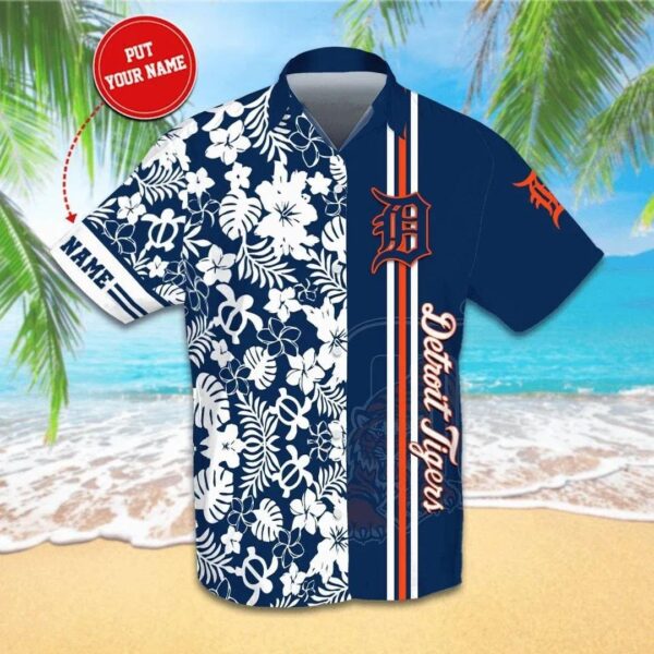 Personalized Detroit Tigers Hawaiian Shirt Summer, MLB Hawaiian Shirt