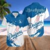 Los Angeles Dodgers Baseball Grunge Logo Hawaiian Shirt, MLB Hawaiian Shirt