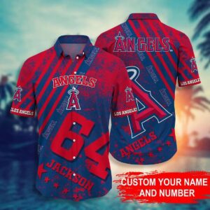 Los Angeles Angels MLB-Personalized Hawaiian Shirt, MLB Hawaiian Shirt