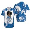 Los Angeles Dodgers Girl African Girl MLB Team Allover Design Gift For Los Angeles Dodgers Fans Hawaiian Shirt – MLB, MLB Hawaiian Shirt