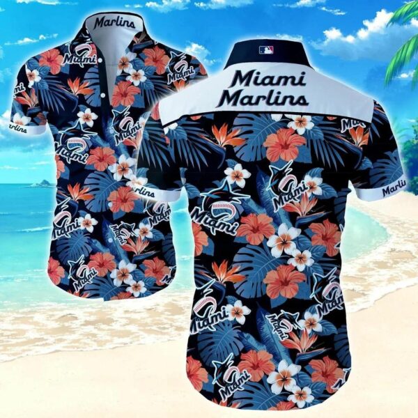 Miami Marlins Hawaiian Shirt 12, MLB Hawaiian Shirt