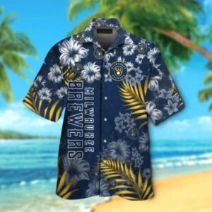 Milwaukee Brewers Hawaiian Shirt 1, MLB Hawaiian Shirt
