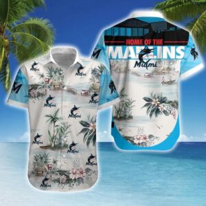 Miami Marlins Hawaiian Shirt 14, MLB Hawaiian Shirt