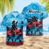 Miami Marlins Hawaiian Shirt Trending Summer. Gift For Miami Marlins Fan, MLB Hawaiian Shirt