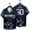 Mookie Betts Los Angeles Dodgers MLB All Star Custom Hawaiian Shirt, MLB Hawaiian Shirt