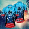 Miami Marlins MLB Hawaiian Shirt For Fans, Summer Shirts, MLB Hawaiian Shirt