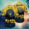 Milwaukee Brewers MLB Hawaii Shirt Style Hot Trending Summer, MLB Hawaiian Shirt