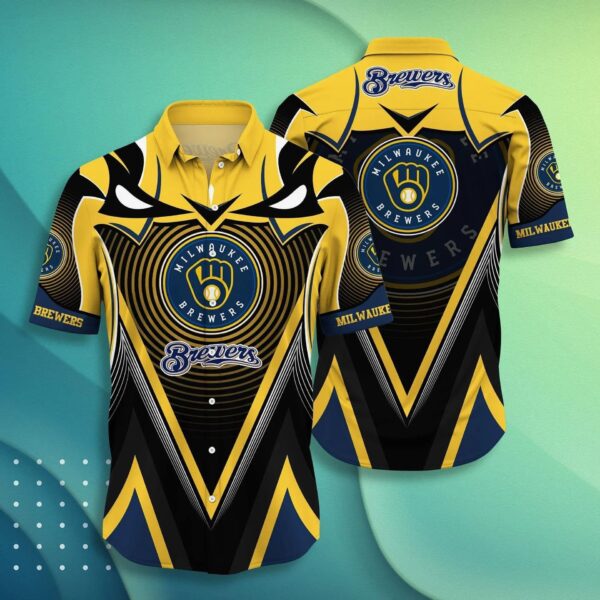 Milwaukee Brewers MLB Hawaiian Shirts, MLB Hawaiian Shirt