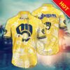 Milwaukee Brewers MLB Summer Flower Aloha Hawaii Shirt, MLB Hawaiian Shirt